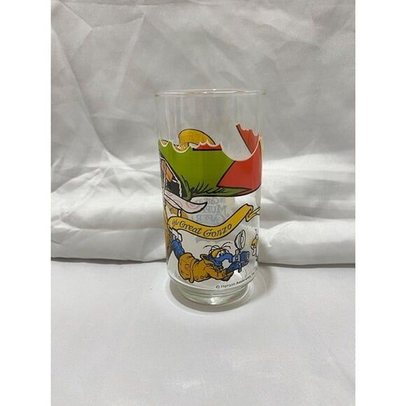 Vintage 1981 McDonald's The Great Muppet Caper Glass Kermit & Gonzo 5.75 inch - Picture 5 of 10